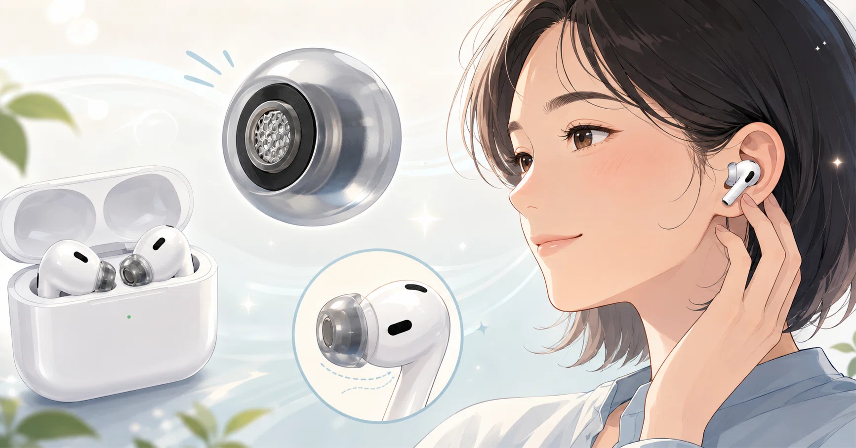 耳まわりの装着感が気になる方へ。医療用シリコン素材を採用したAZLA