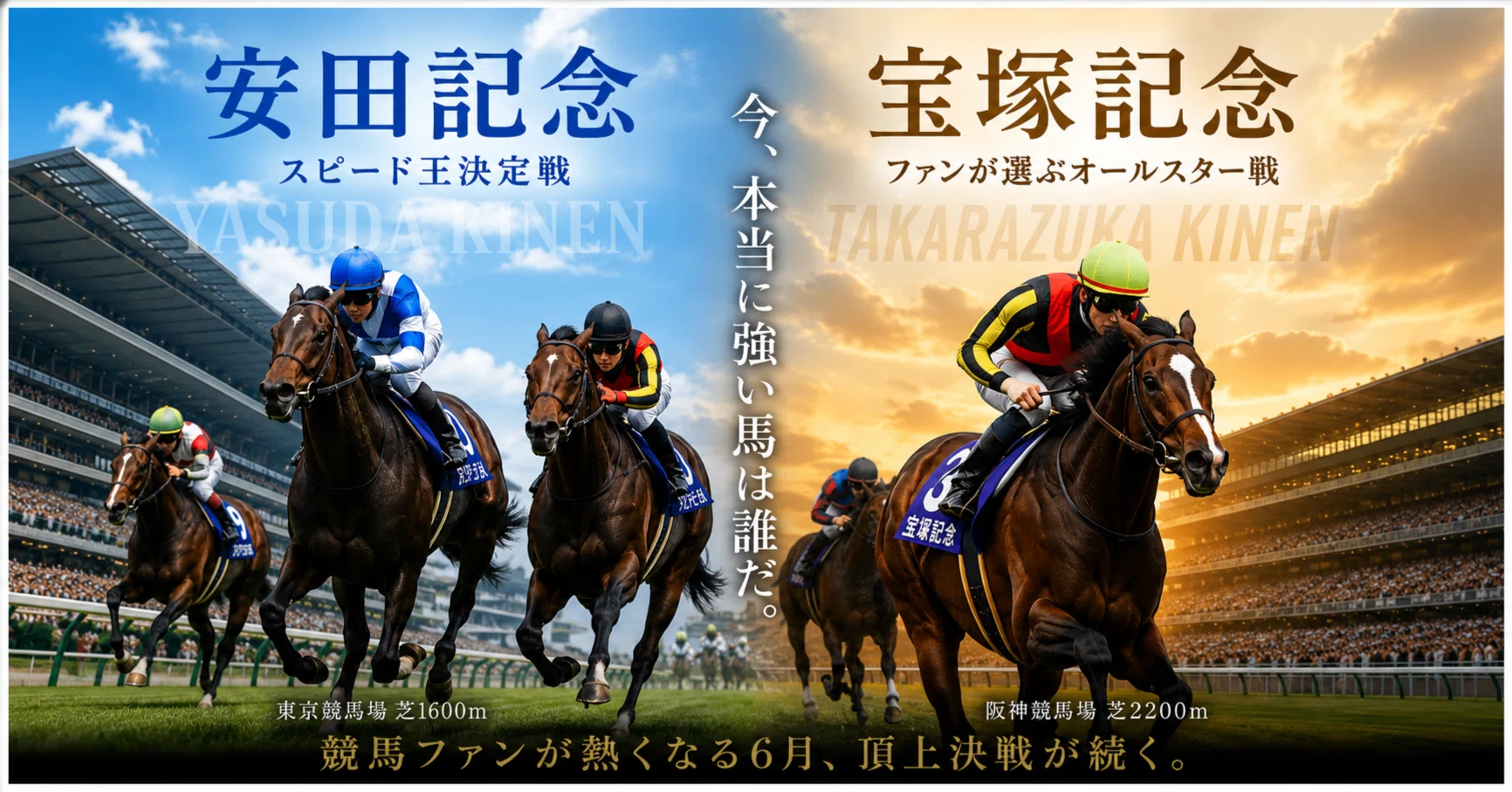 未来のスターから現役最強へ。6月競馬の魅力を語りたい｜渡邊芳樹
