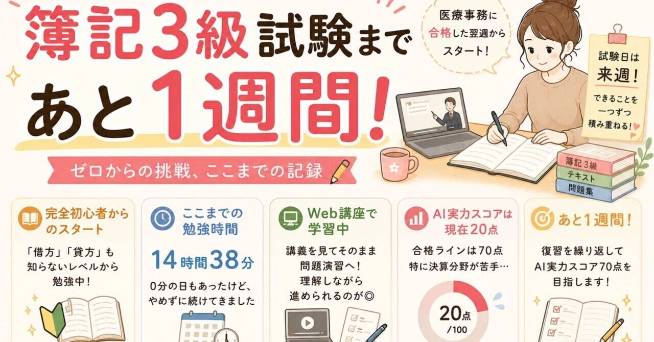 簿記 3 級 勉強 時間