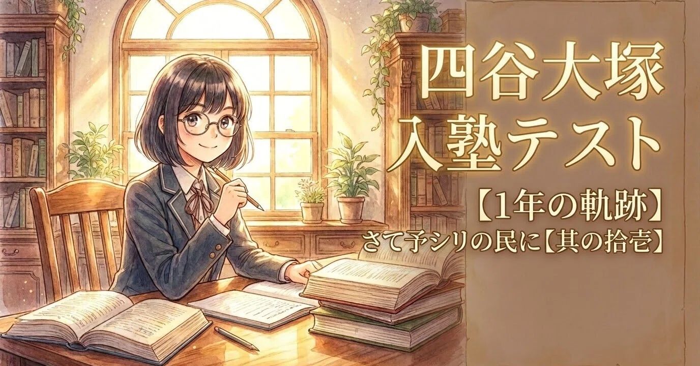 1年の軌跡】6年生の4月、異例の「四谷大塚」転塾劇。親子の覚悟と、今
