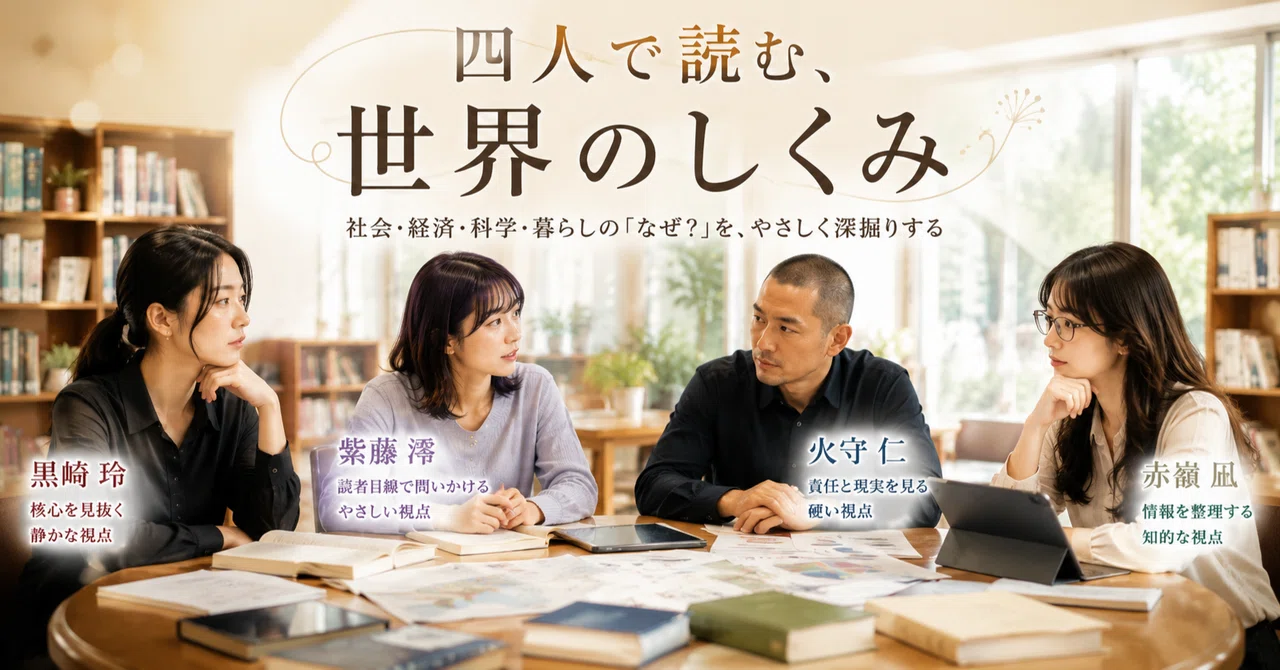 ――誰が、誰を、どう支えるのか―― 四人で読む、世界のしくみ 社会編① 子ども・子育て支援金制度
