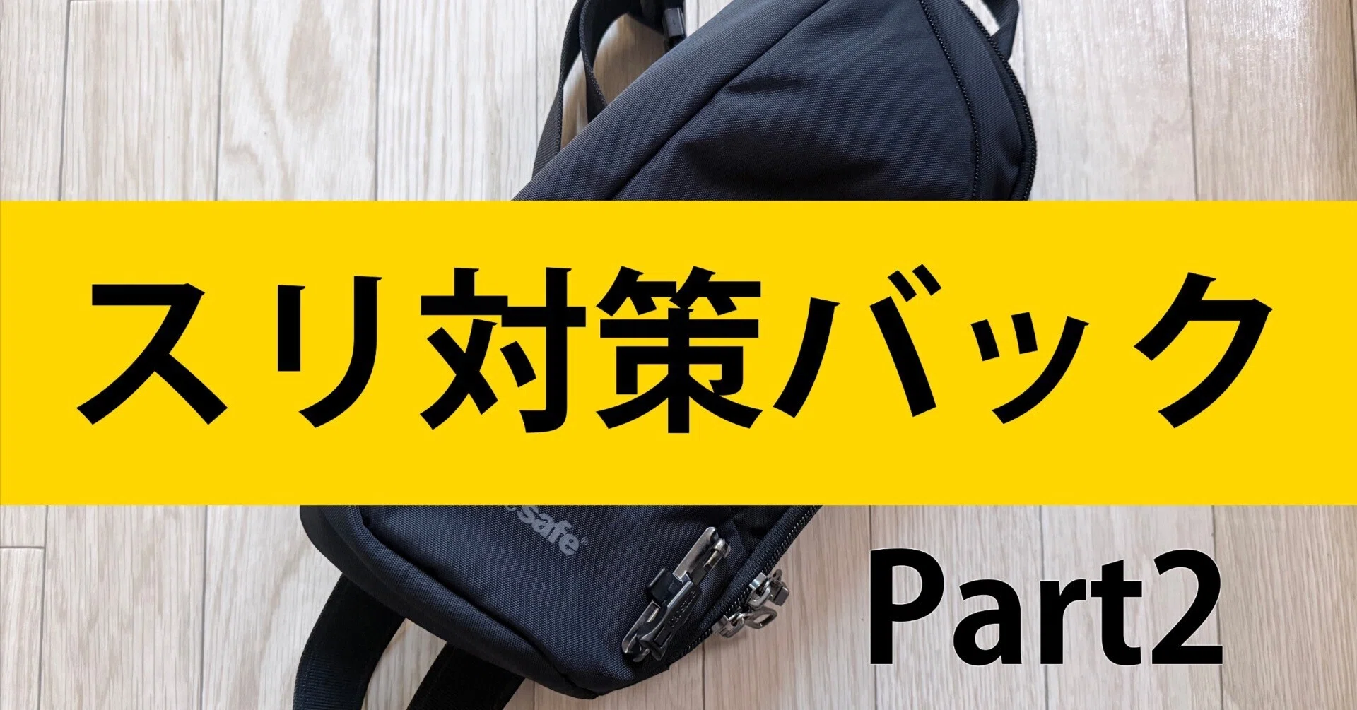 ローマ・ヴェネツィア・パリのスリ対策】パックセーフ/Pacsafe バイブ