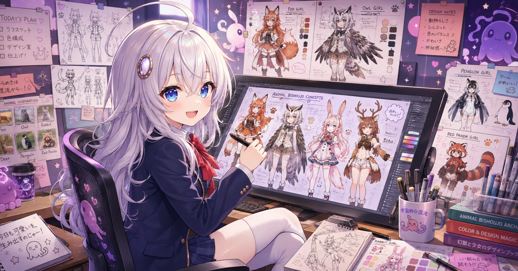 美少女イラスト⑧byChatGPT5.5・ChatGPT Images 2.0｜かんべい Mk-Ⅰ