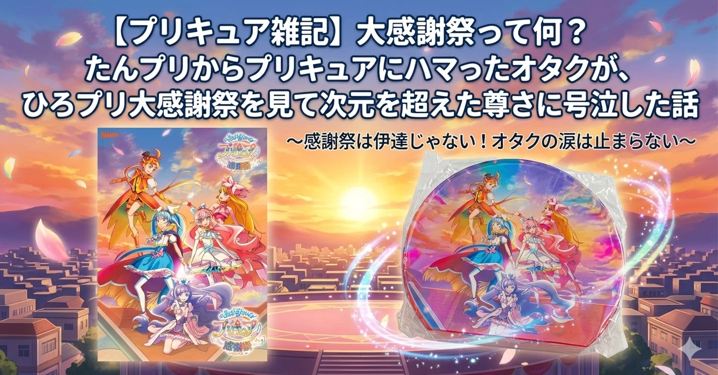 プリキュア雑記】大感謝祭って何？たんプリからプリキュアにハマった 