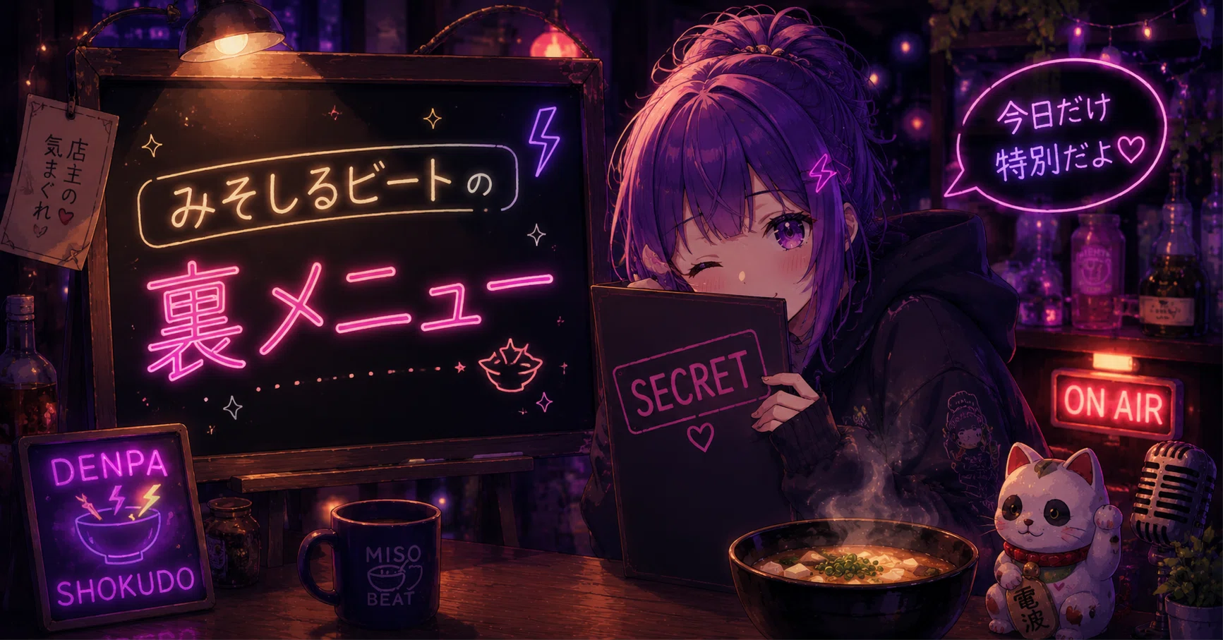 みそしるビートのちょっと裏メニュー｜少しだけ素の話｜みそしるビート