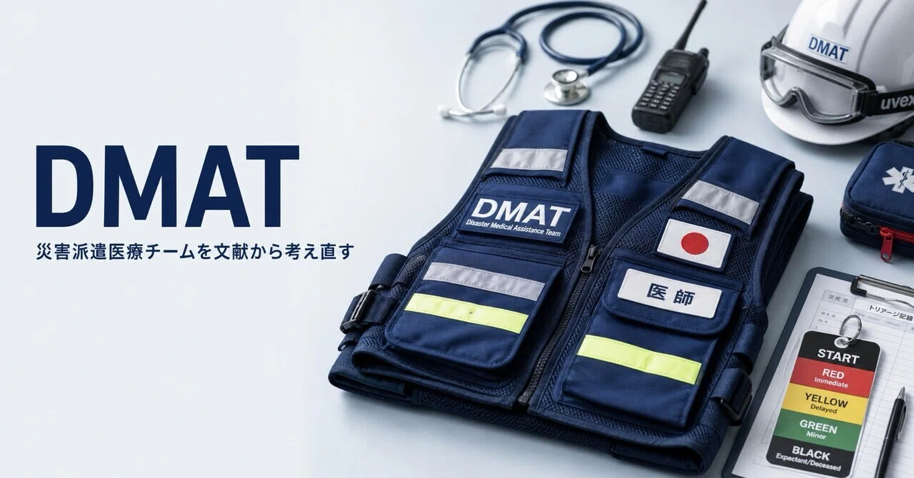 【日本DMAT隊員】DMATって、結局なにする人たち？｜救急救命士ノート
