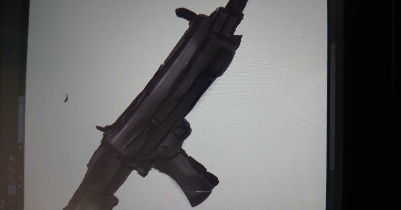 イラスト簡単なリアルな銃の塗り方 えむえむ Note