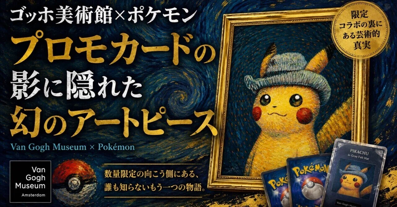 ゴッホ美術館×ポケモンーープロモカードの影に隠れた幻のアートピース