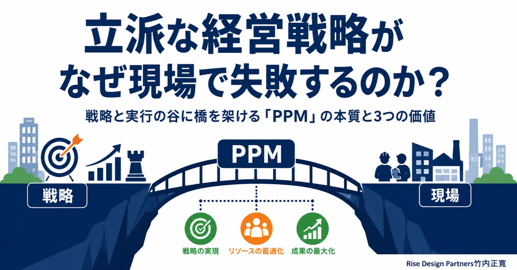 立派な経営戦略がなぜ現場で失敗するのか？戦略と実行の谷に橋を架ける