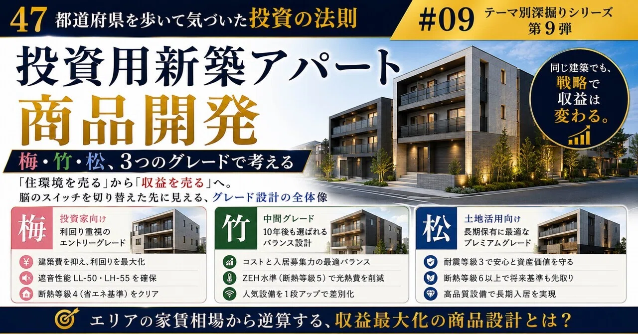 vol.57 投資用アパート商品開発｜Yu Kimura