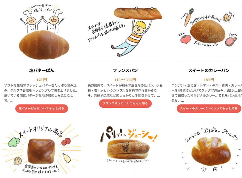 パンの詳細ページにアクセスしたくなるサイト設計を考える Uxライティングとかを駆使して Koushi Kagawa Note パンの詳細ページにアクセスしたくなるサイト設計を考える Uxライティングとかを駆使して Koushi Kagawa Note