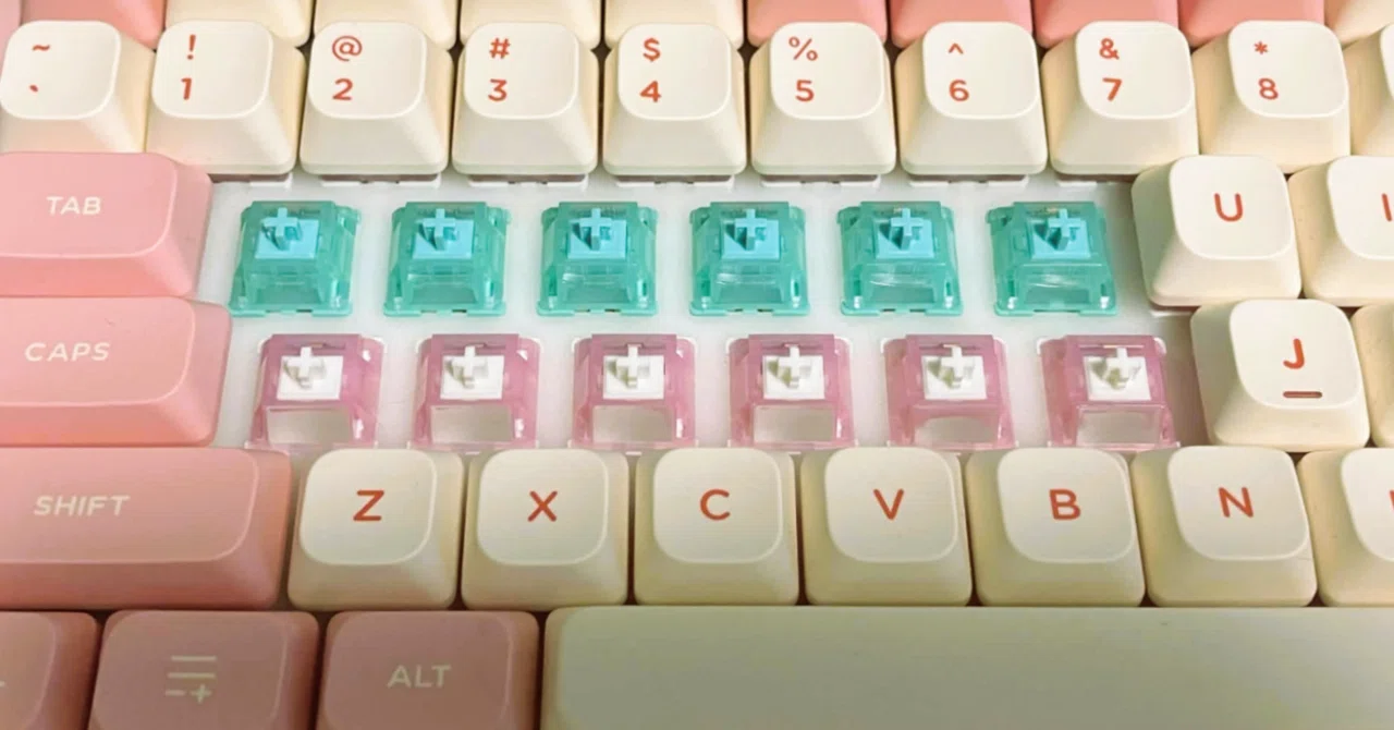 クリアで高めのコトコト音 Gateron×NuPhy Mint switch（リニア）×NuPhy