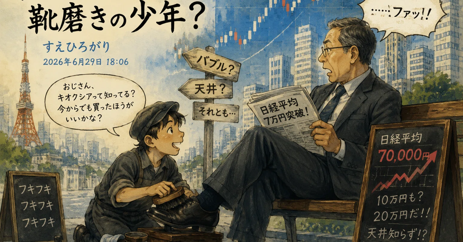 私は靴磨きの少年？｜すえひろがり
