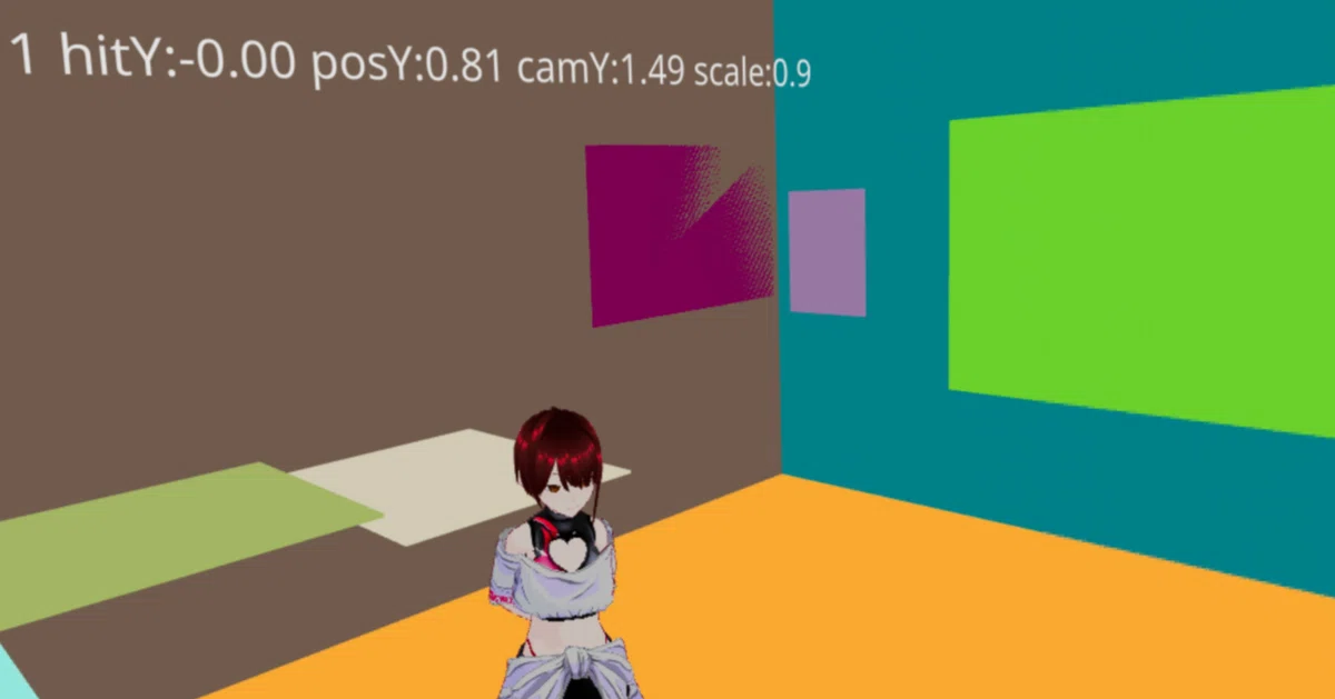[Three.js/MR/AR] Making a VRM avatar walk in real space [Meta Quest 3]｜lain