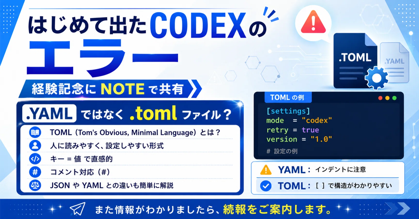 はじめてでた CODEXのエラー｜AI良品 MGAIA SOTRY 中小企業 医療 介護