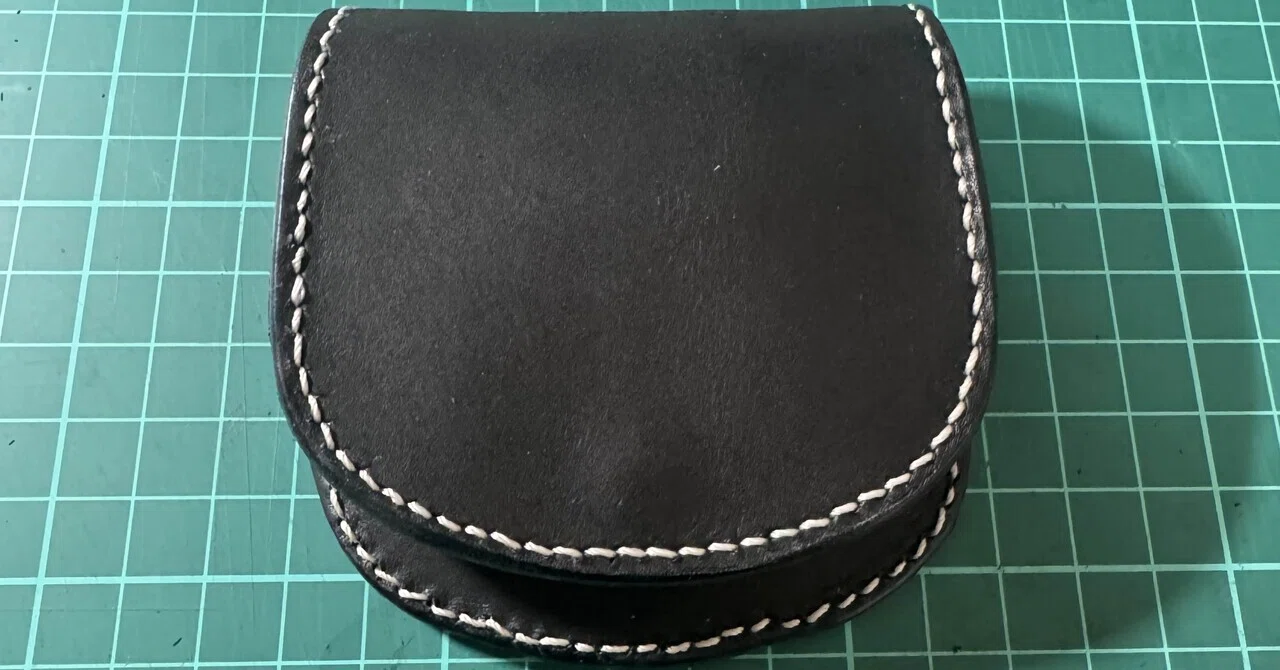 カエルのレザークラフト#3 初作品｜カエル