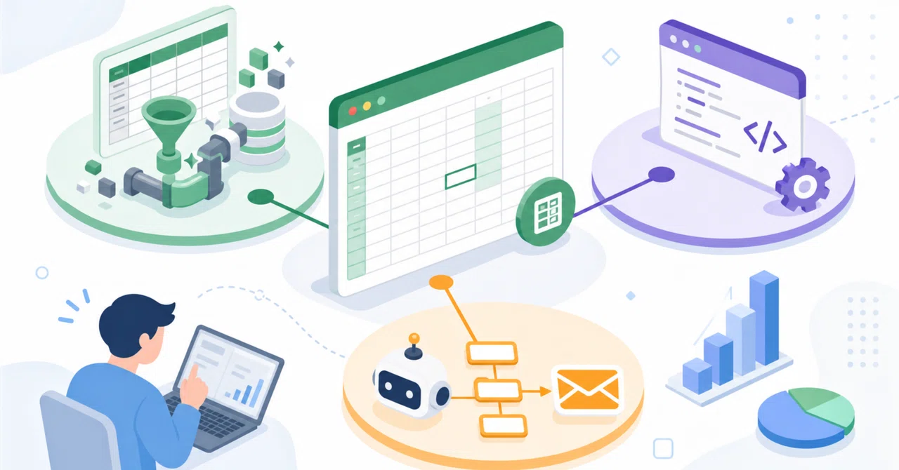 Excel、Power Query、VBA、Power Automateの関係性をざっくり整理してみる｜simosi_DX