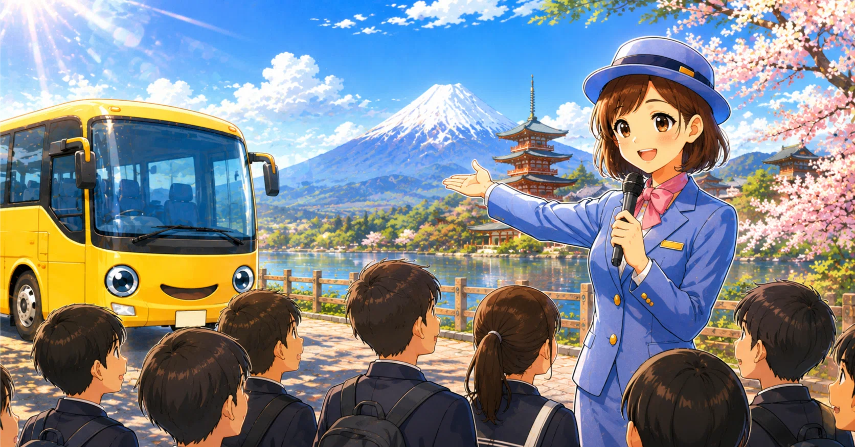 修学旅行のバスガイドの本音——車内の盛り上がりは先生次第、私の宝物は