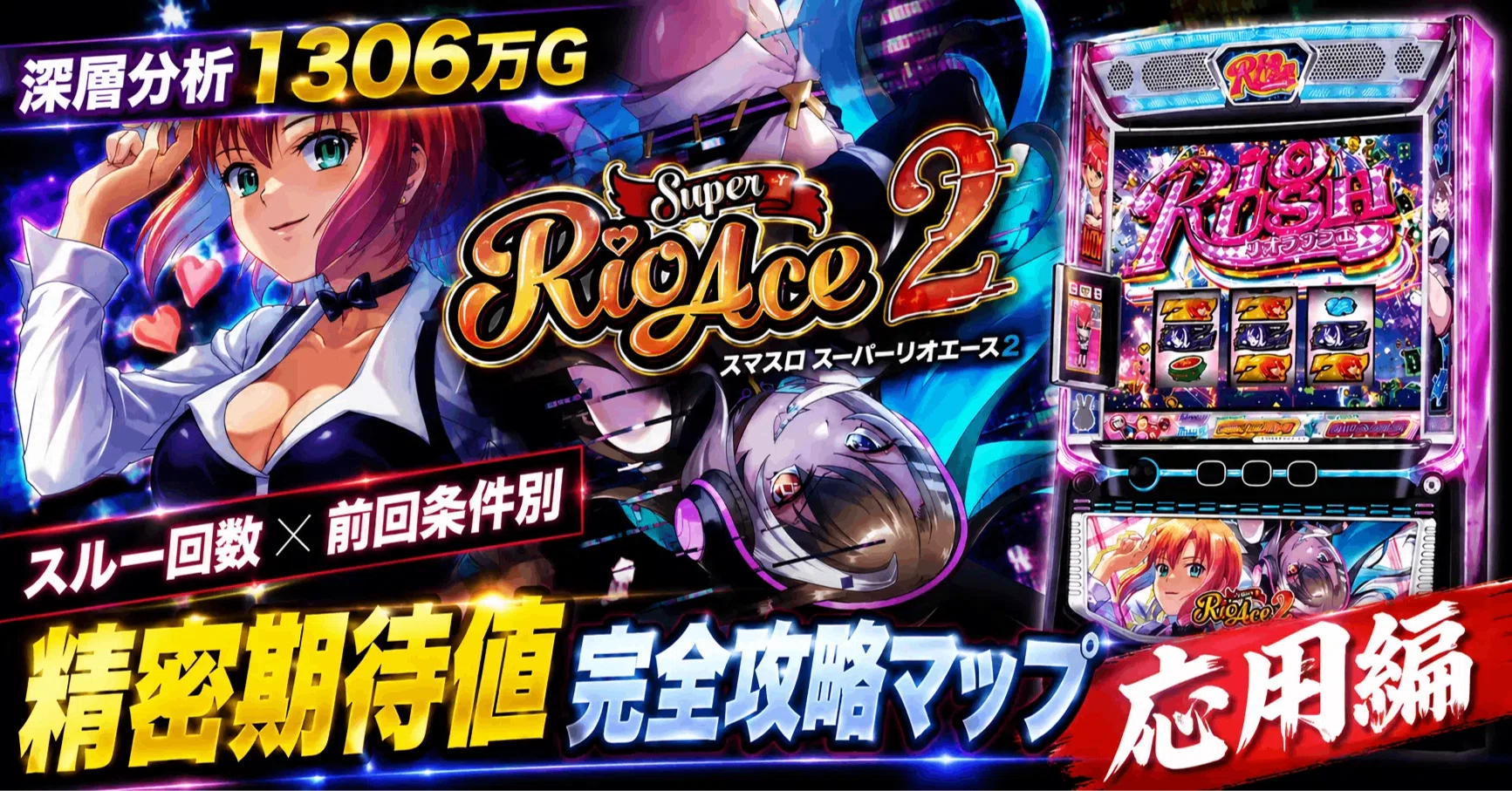 深層分析1306万G】スマスロ スーパーリオエース2 スルー回数×前回条件