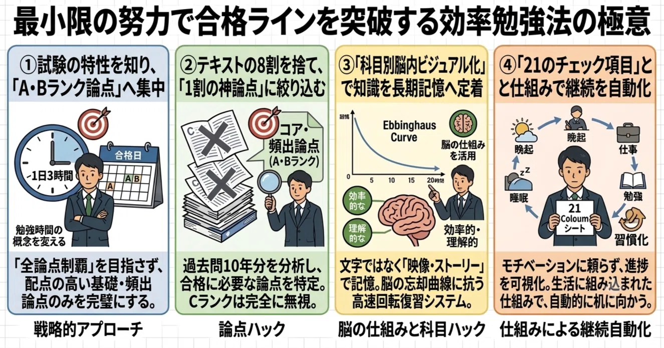公認会計士試験内容の全貌！短答・論文の科目から合格基準まで徹底解説