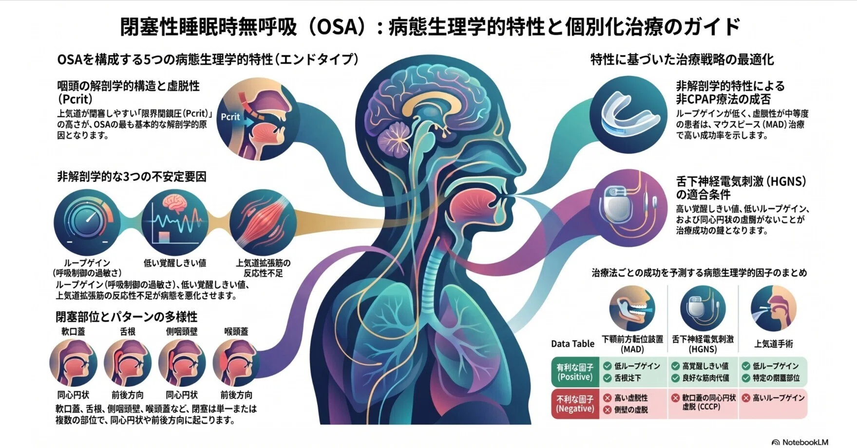 閉塞型睡眠時無呼吸：上気道 state of the art;エンドタイプに基づく