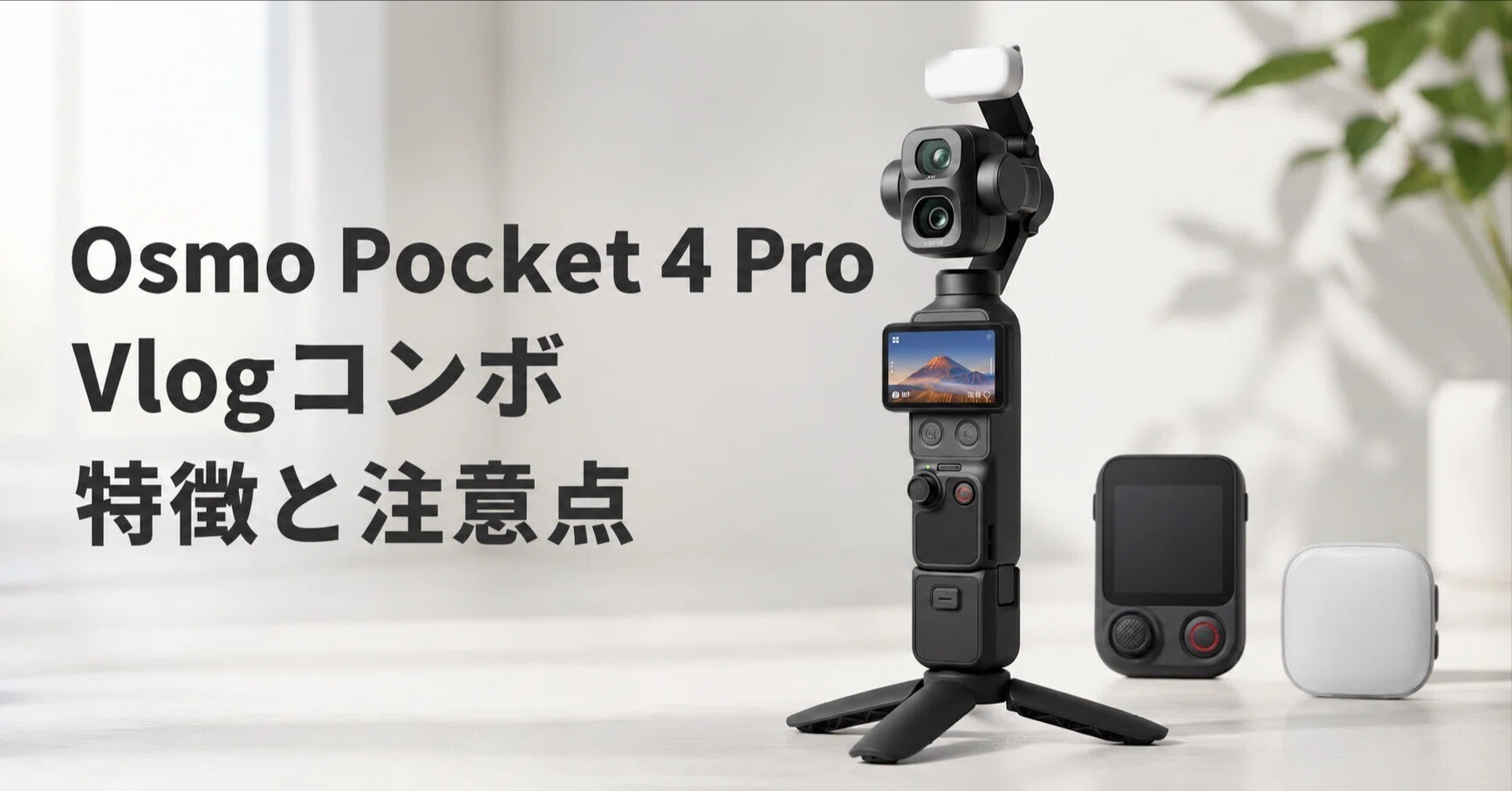 DJI Osmo Pocket 4 Pro Vlogコンボのレビュー・口コミ評判と特徴 