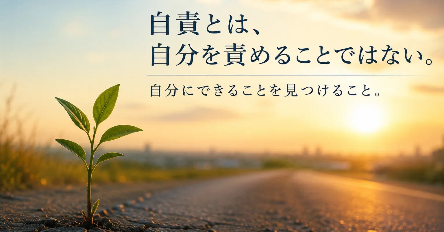 自責 と は