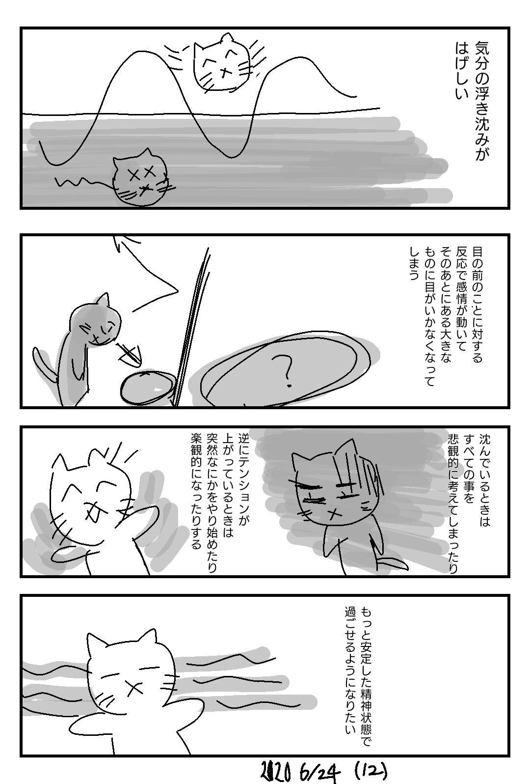 気分の浮き沈みが激しい 化描bakeneko Note