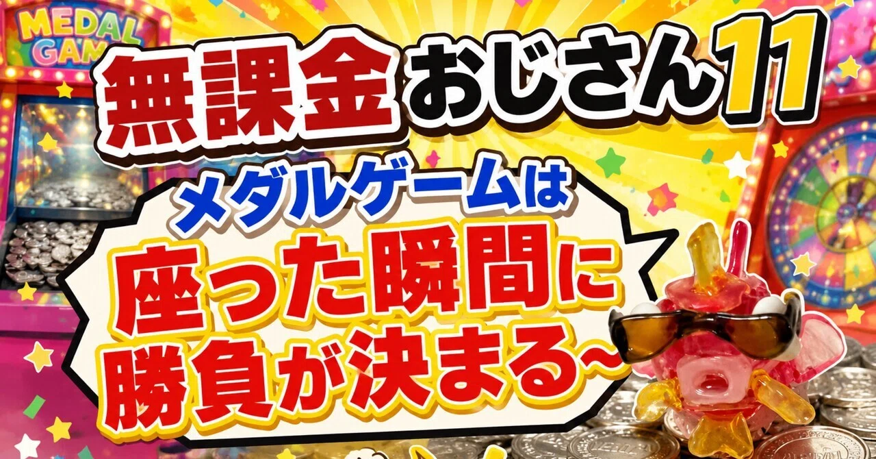 無課金おじさん11 「座った瞬間に勝負が決まる」｜IKUMA M