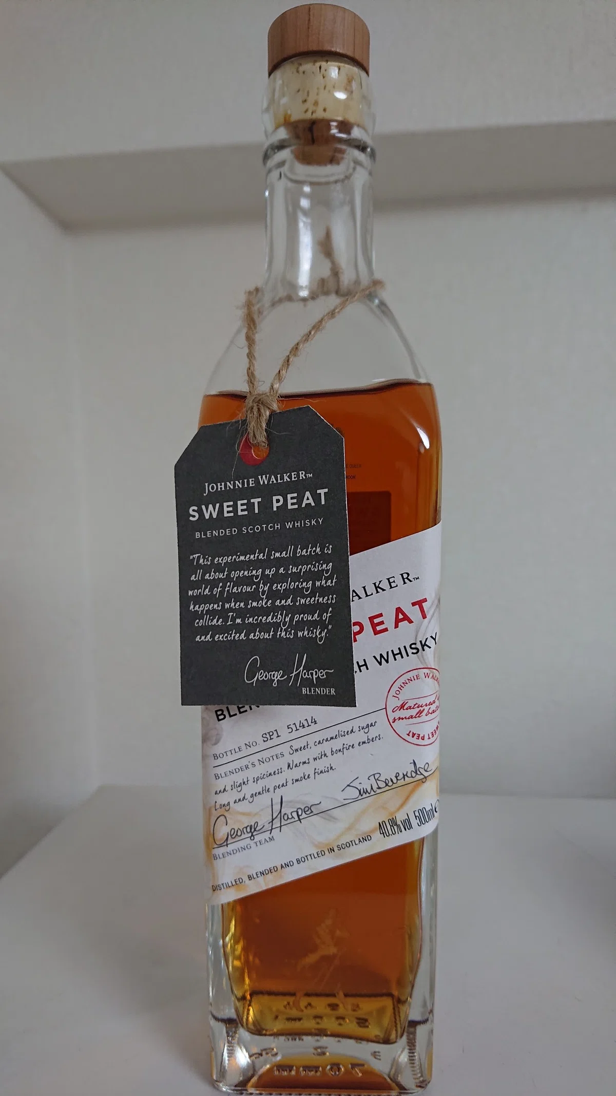 No.22】ジョニーウォーカー・ブレンダーズバッチ／SWEET PEAT｜okeji
