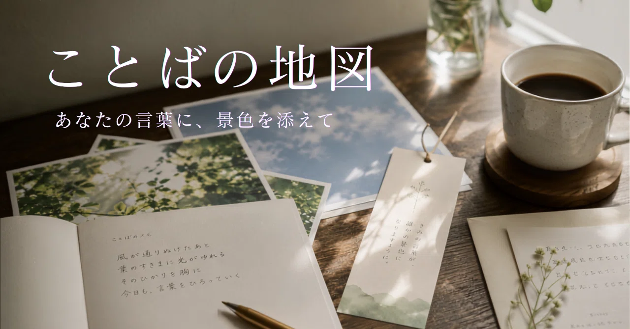 「ことばの地図」｜あなたの言葉に、景色を添えて｜すながわめぐみ@ライフデザインコーチ  ｜note
