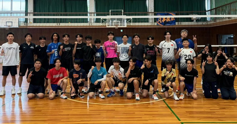 【星林高校】中国UVバレーボールクラブとの合同練習会！