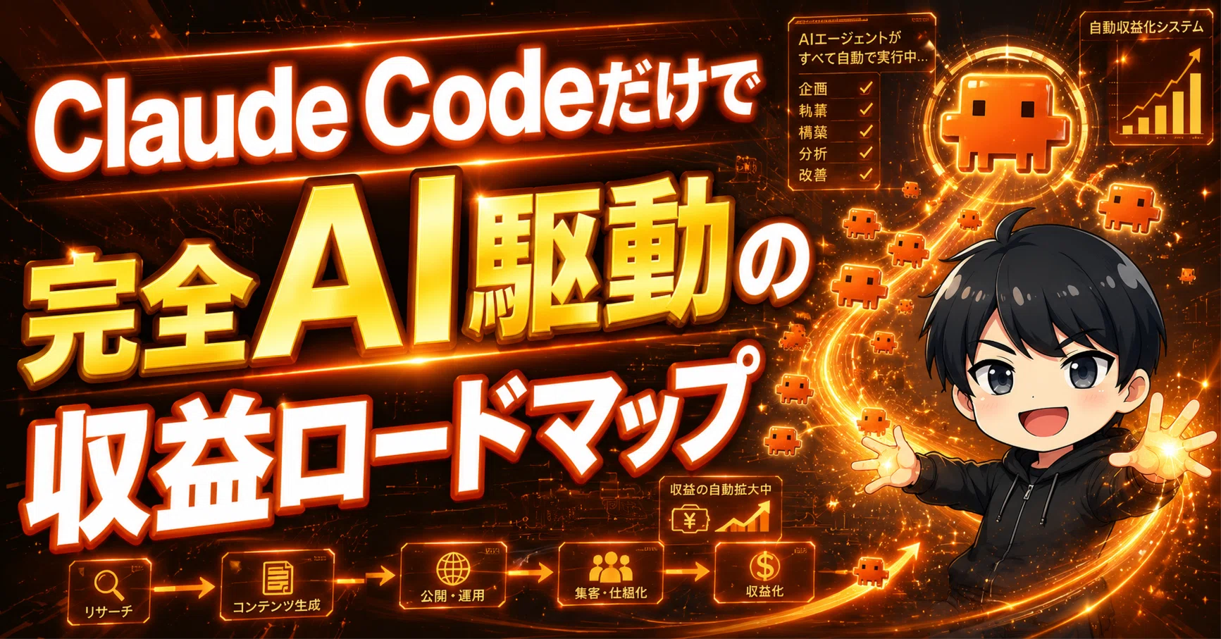 ClaudeCodeだけで完全AI駆動の収益ロードマップ｜富永創太