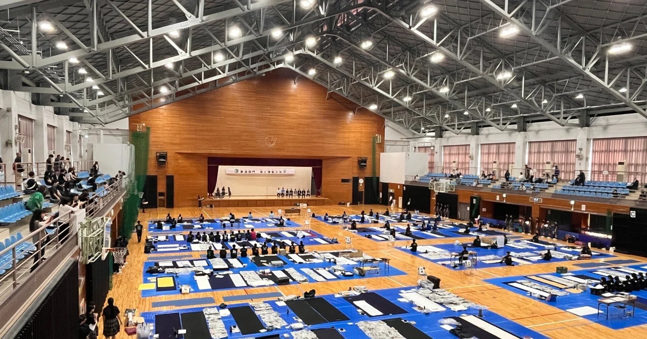第１０回全九州高等学校総合文化祭書道部門席上揮毫大会第三席受賞 eyecatch
