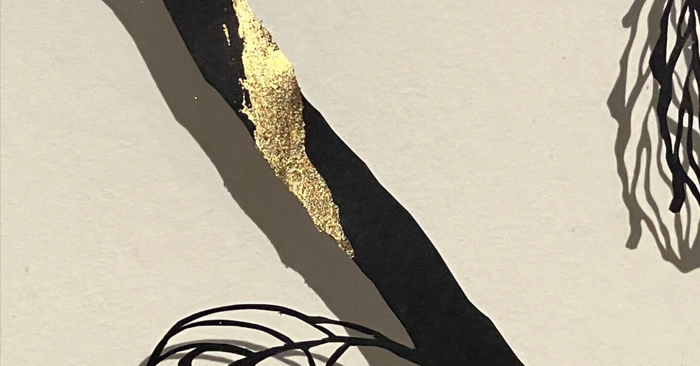 ⚓️金箔で切り絵をリッチにする【切り絵のコツ】 ｜影織