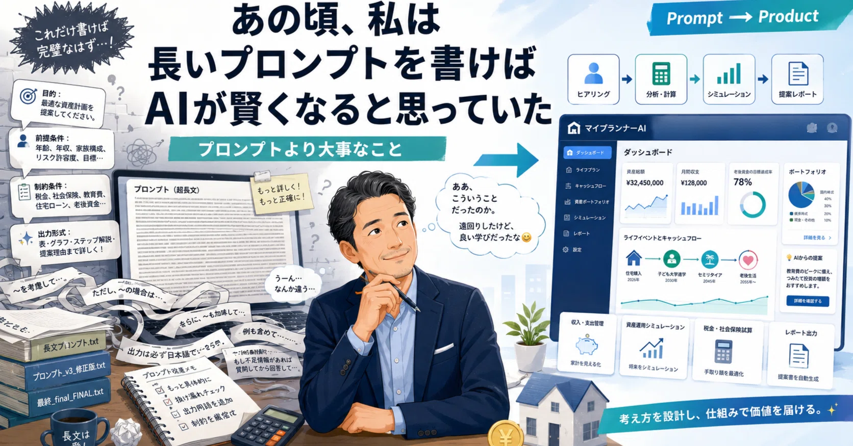 あの頃、私は長いプロンプトを書けばAIが賢くなると思っていた｜Yukiya