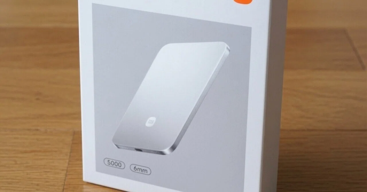 旅道具】Xiaomi UltraThin Magnetic Power Bank 5000mAhを導入した話