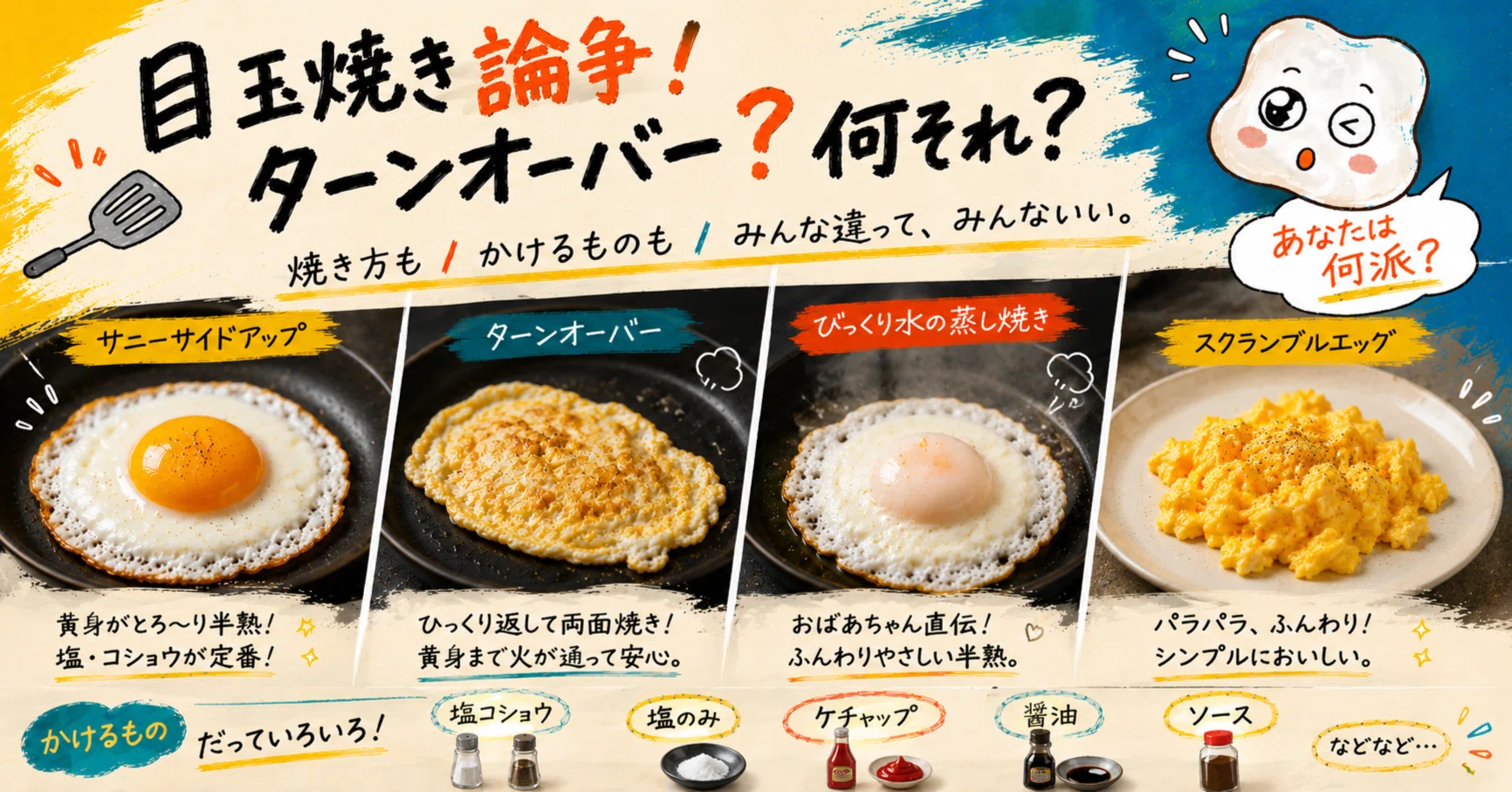 ターンオーバーでお願いします。」屋久島のホテルで知った目玉焼きの