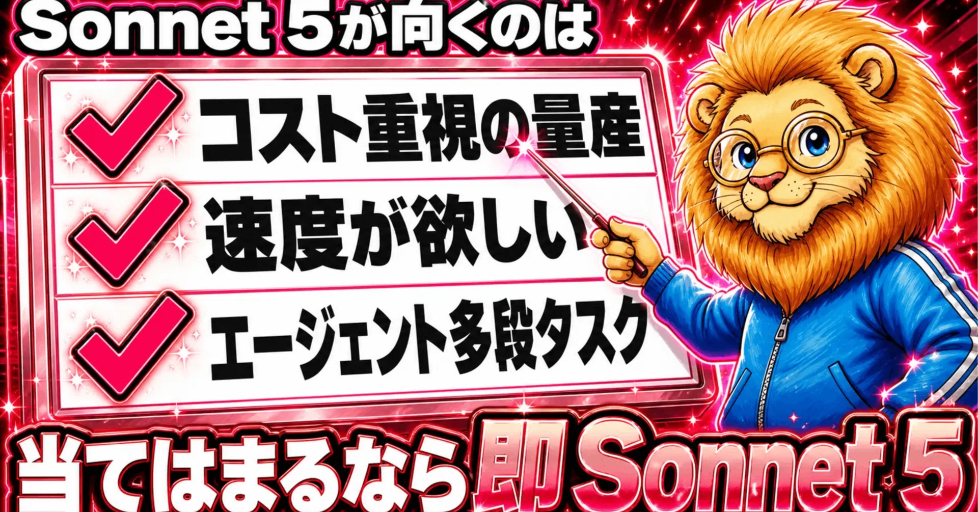 Claude Sonnet 5が遂に登場！Opus 4.8との使い分けは？使用感を正直