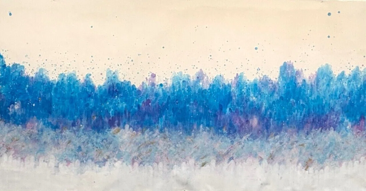 ふーか絵画8点 静謐の境界線。｜Kaori Kumagai