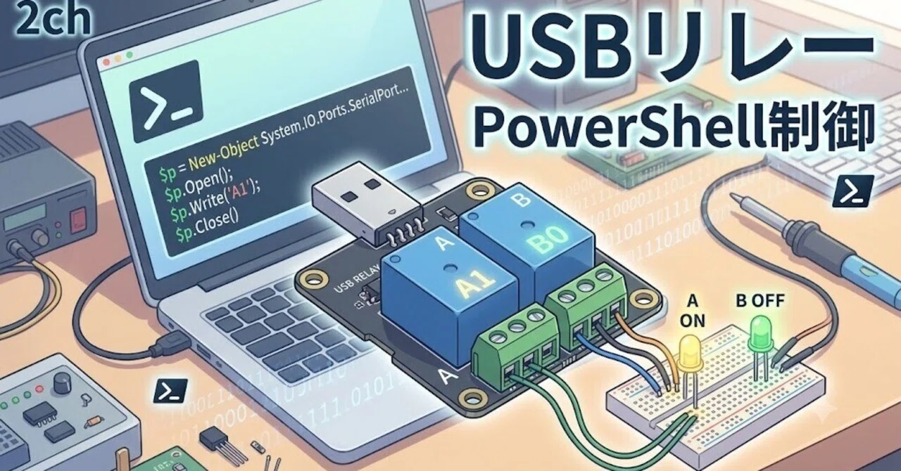 [Copy-Paste to Run] Easily Control Driverless USB Relays with Windows ...