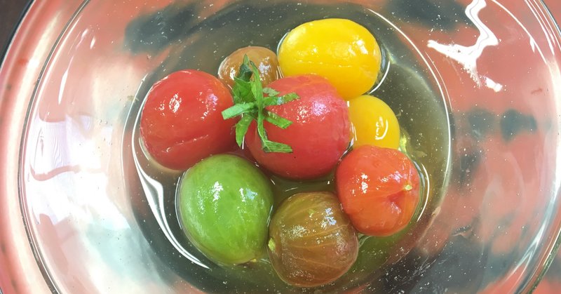 お料理 ミニトマトのマリネ 調理時間 15分 たけうちたろう Note