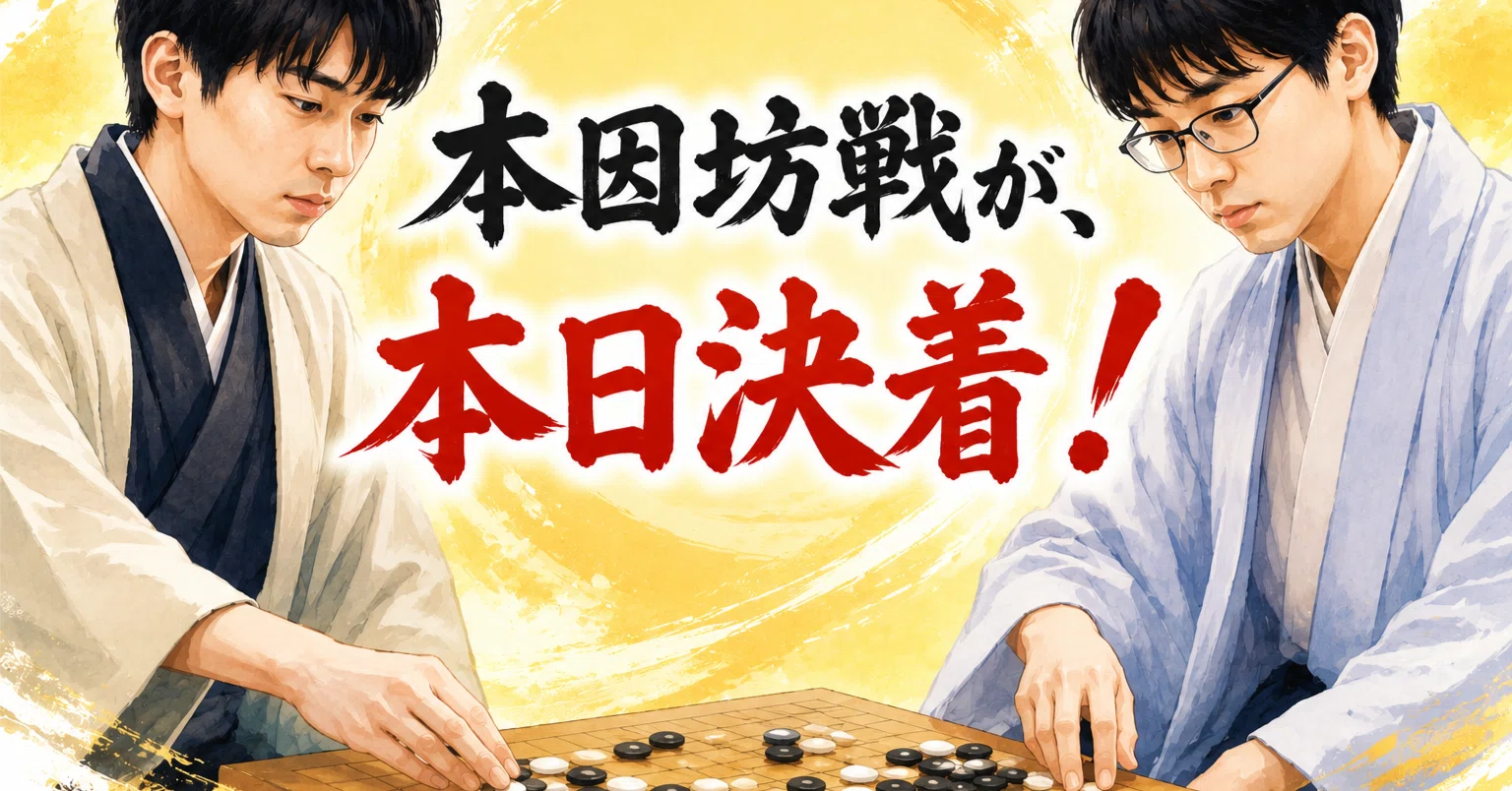 本因坊戦、本日決着へ！（本因坊戦・第5局）｜永代和盛（永代囲碁塾）