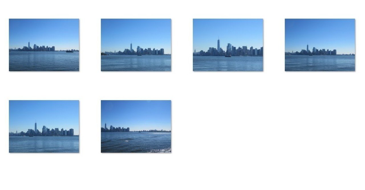 写真素材 ニューヨーク リバティ島から見るマンハッタン Yumi ありメモ Note