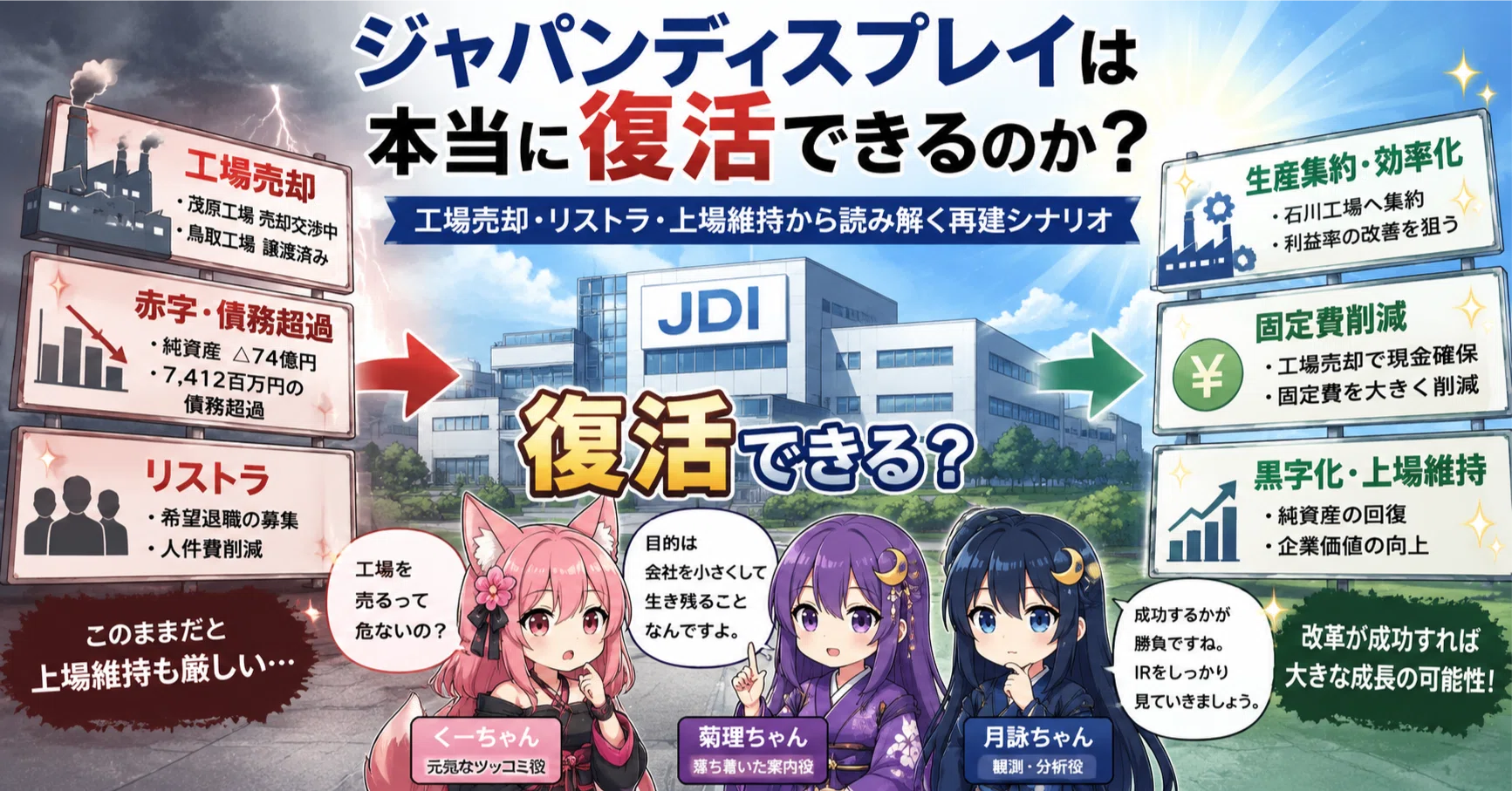 ジャパンディスプレイ復活
