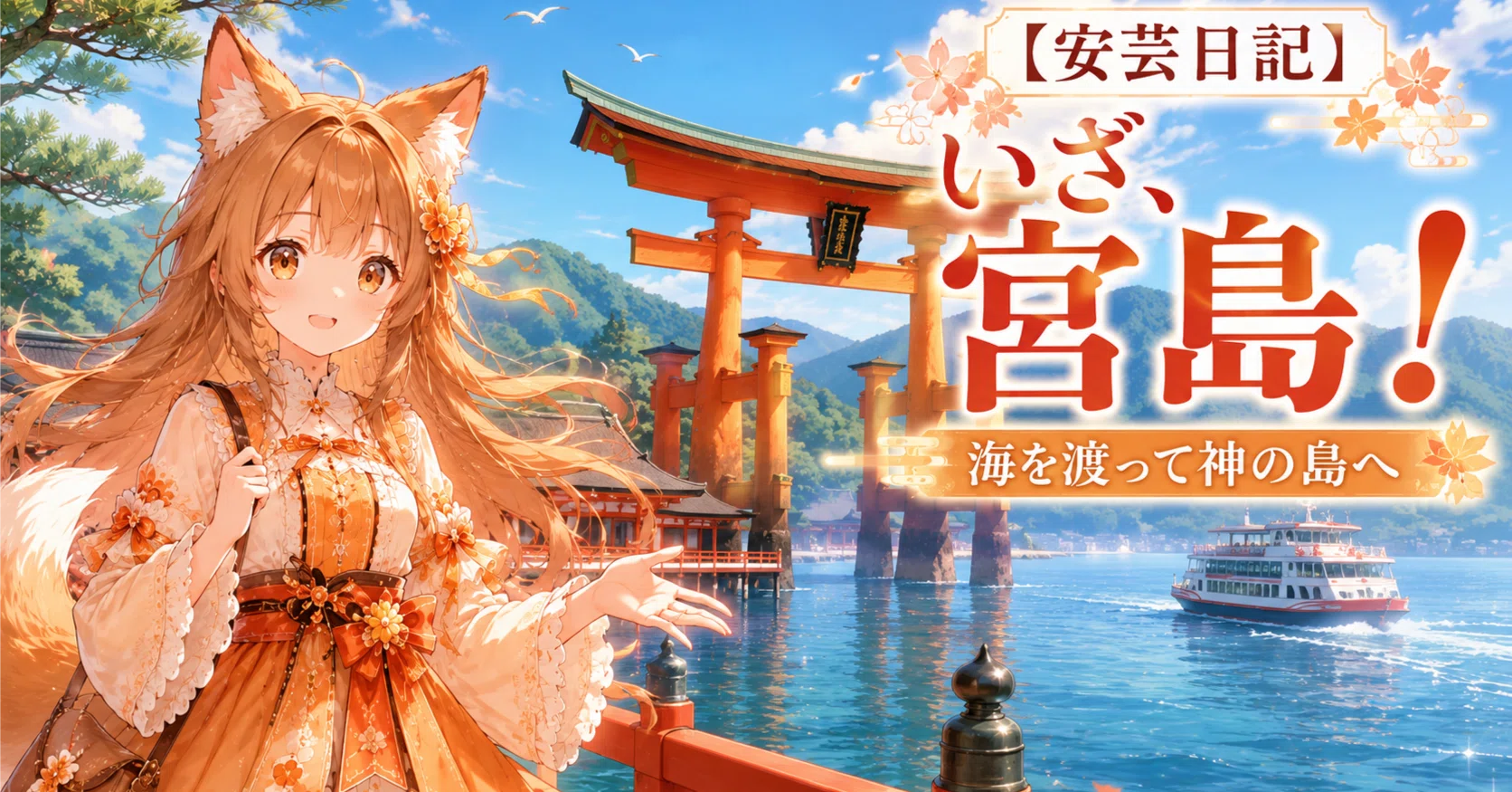 安芸日記】#1 いざ、宮島！〜海を渡って神の島へ〜｜学び直し研究所