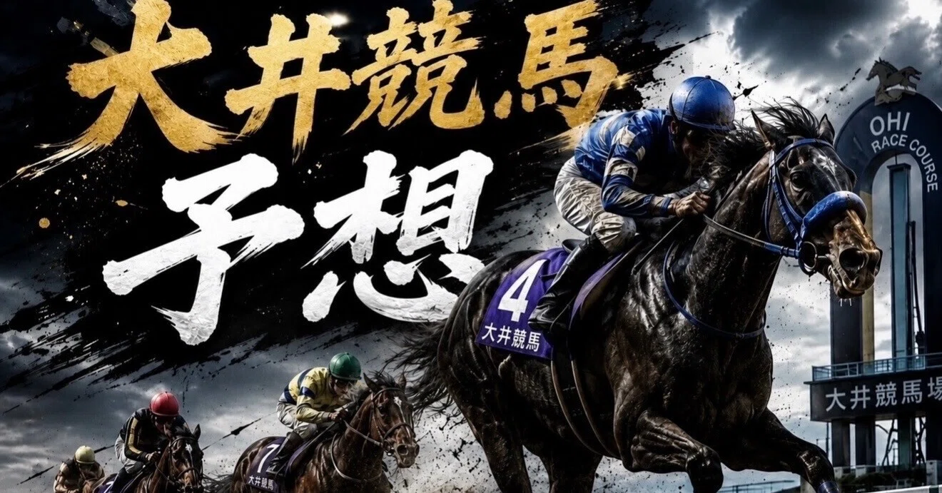 7/2(木)大井競馬4R☆混戦予想☆16.00発走〜｜ジュタ