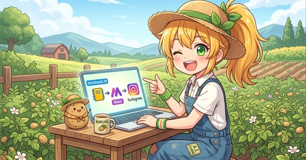 【確認用】みかみちゃん( *°ω°* )/ᵗᑋᵃᐢᵏ ᵞᵒᵘ noteを出すだけで、カルルちゃんが動き出す。──僕のAI自動化の全設計
