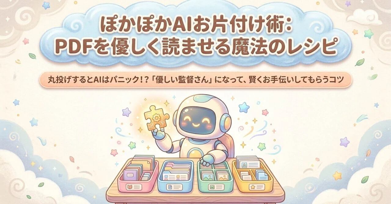 PDFをAIに丸投げすると、なぜ事故るのか――春音先生と幕島様の「読む単位」入門　NotebookLMでも起こりうる要約の罠　プロンプト配布あります