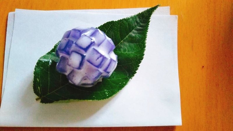 紫陽花の和菓子 の感動 Bonbon 日本文化好きなit企業人事 Note
